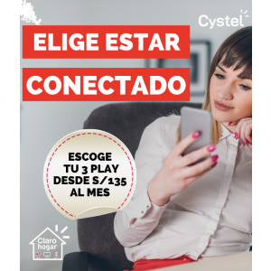 3 Play | Claro internet Fijo Perú